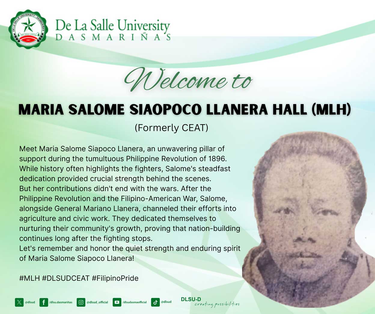 DLSU-D Renames Buildings to Honor Historic Filipinas