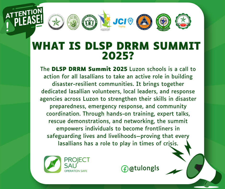 OPERATION SAFE: DLSP DRRM SUMMIT 2025