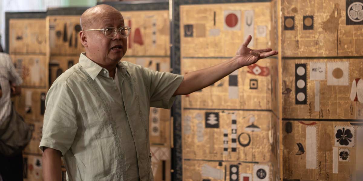 MDLS Unveils Restored Japanese Folding Screen