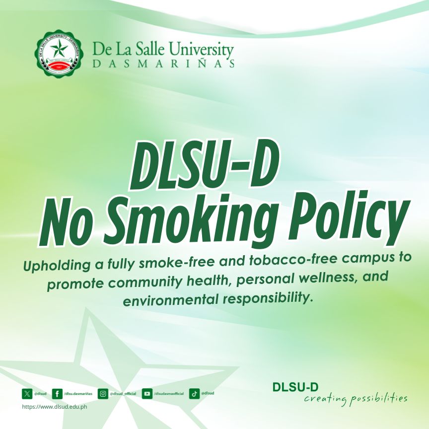 DLSU-D Implements Smoke-Free Campus Policy 