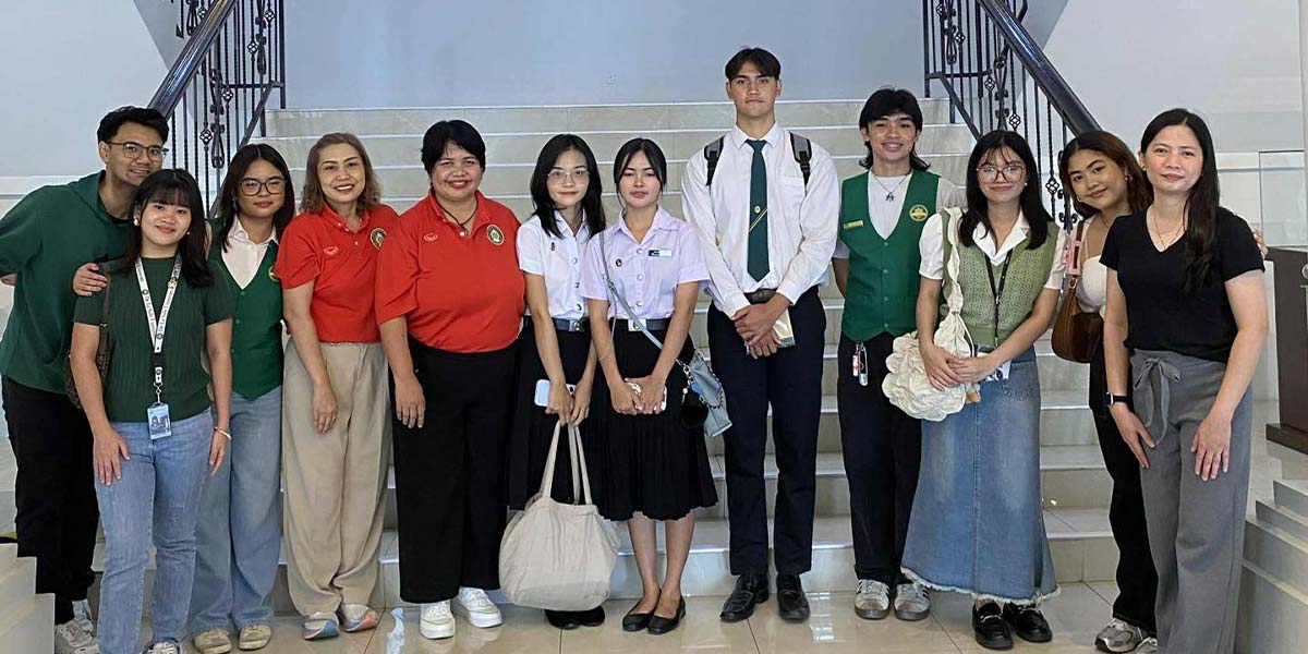 DLSU-D Welcomes Thai Exchange Students and Faculty