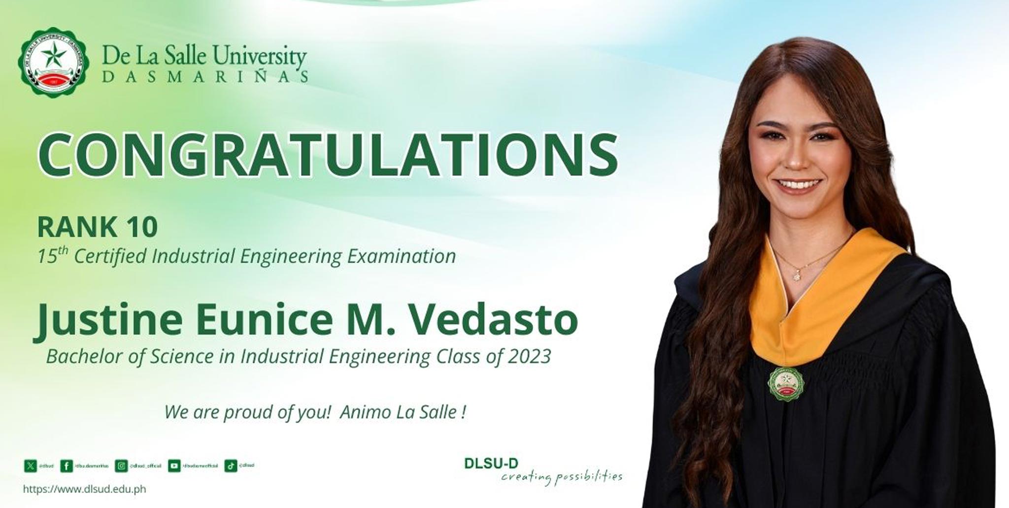 Justine Eunice Vedasto