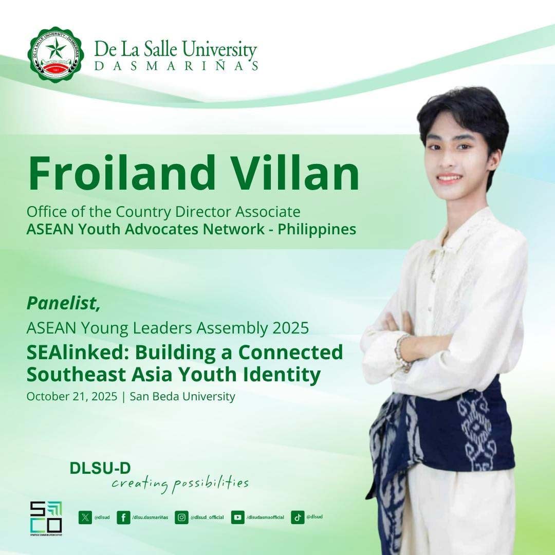Pol Sci student named panelist at AYLA 2025