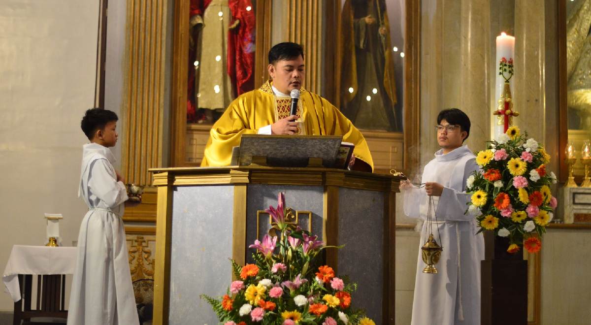 DLSU-D Community Celebrates Easter Sunday Mass  