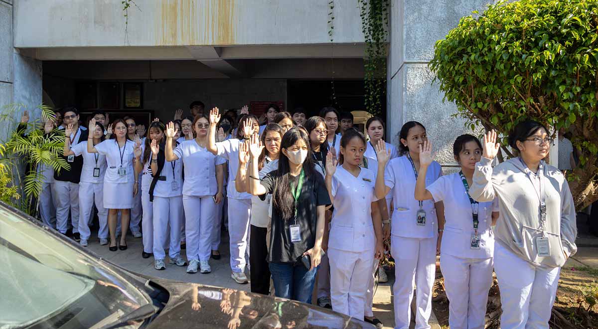 DLSU-D Welcomes Br. Eduardo Rivera, FSC in April Flag Ceremony