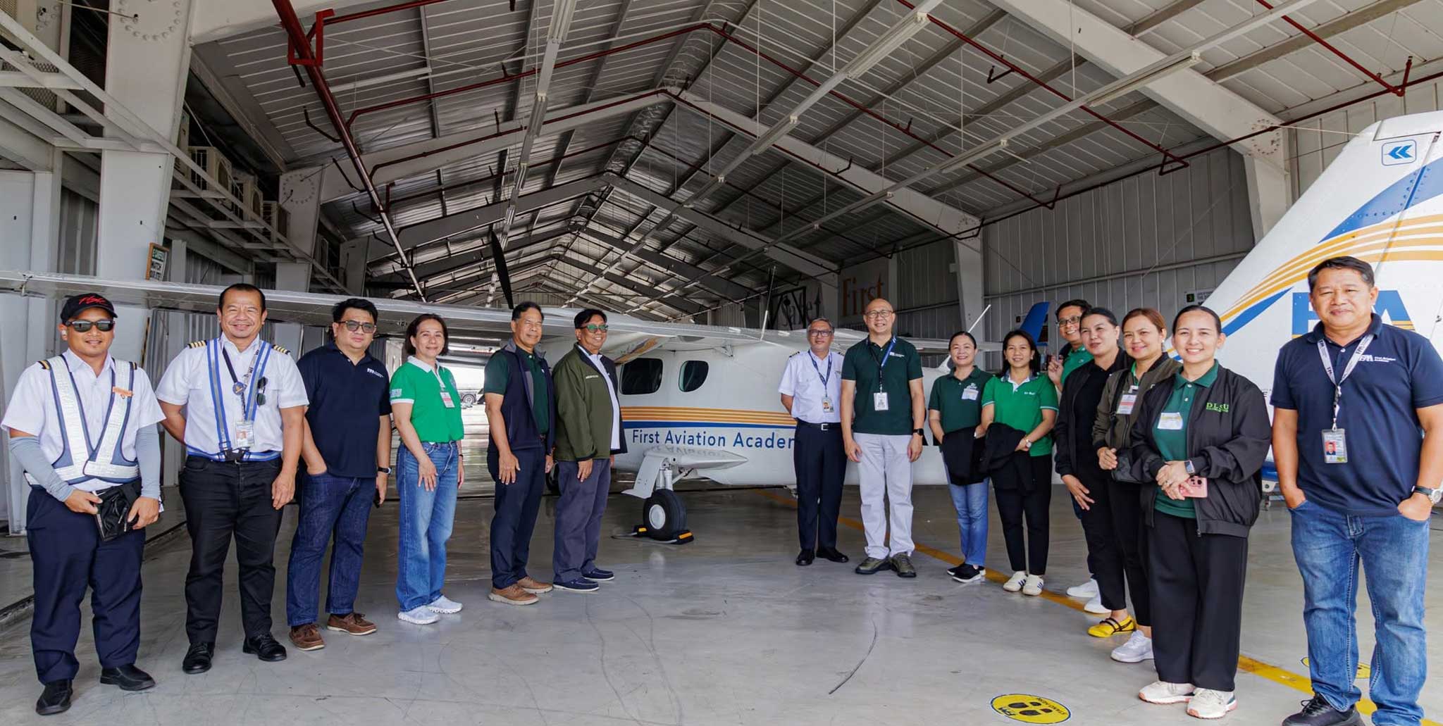 DLSU-D conducts benchmarking visit at First Aviation Academy