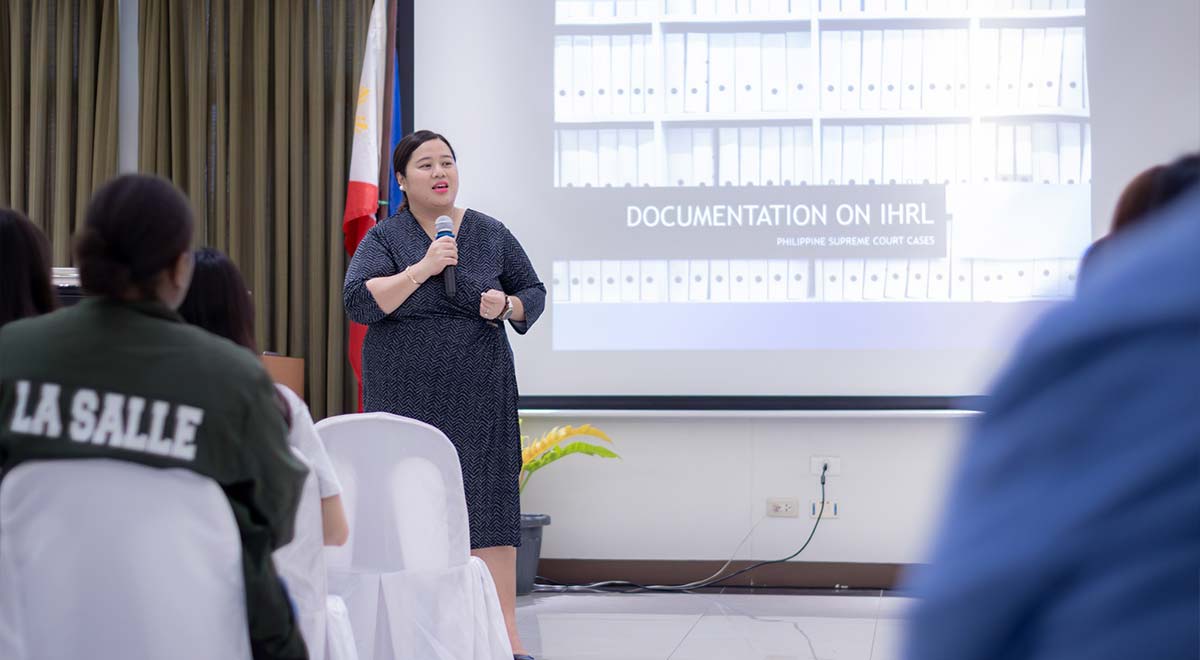 DLSU-D Hosts Global Lecture on Human Rights and Accountability