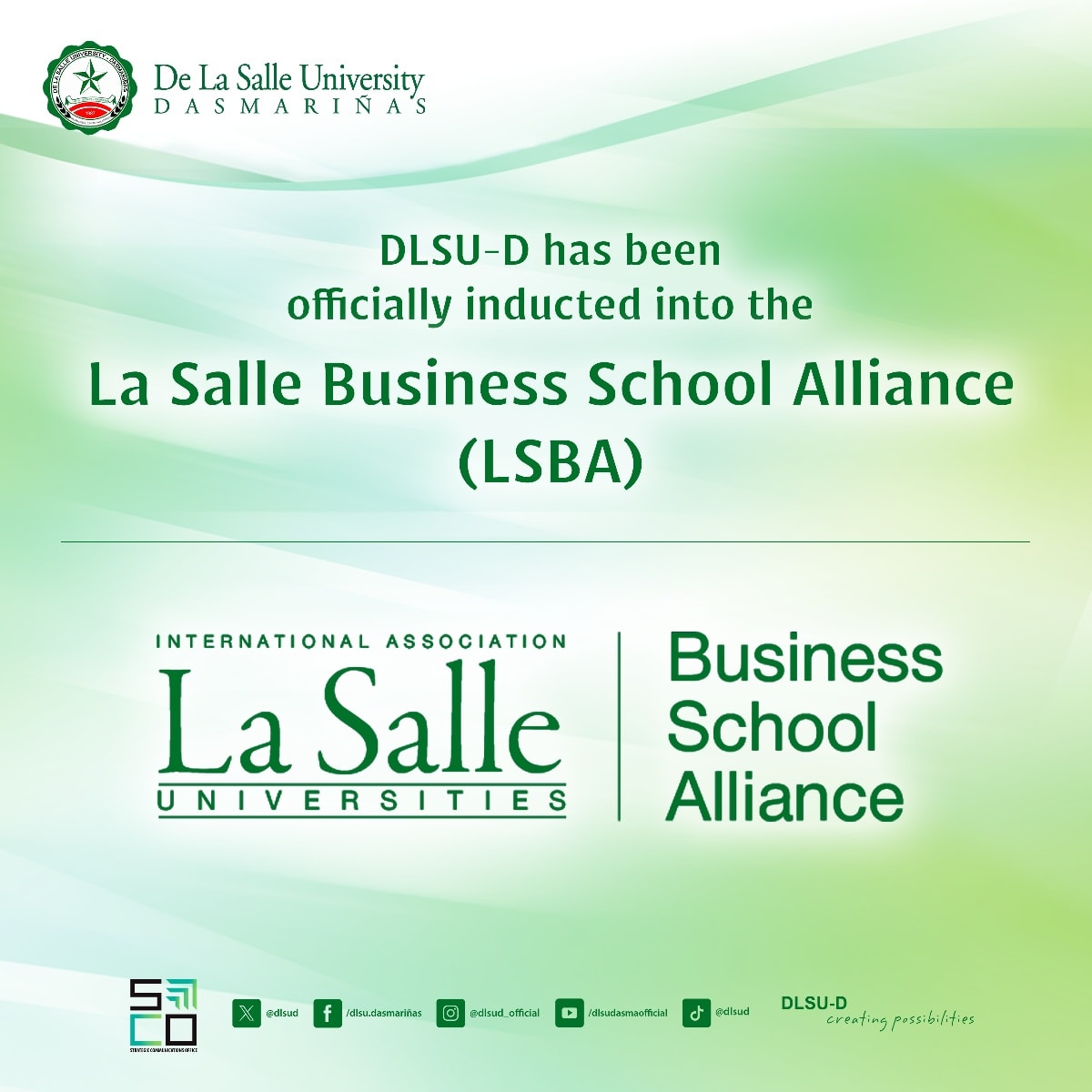 DLSU-D Joins Global La Salle Business School Alliance