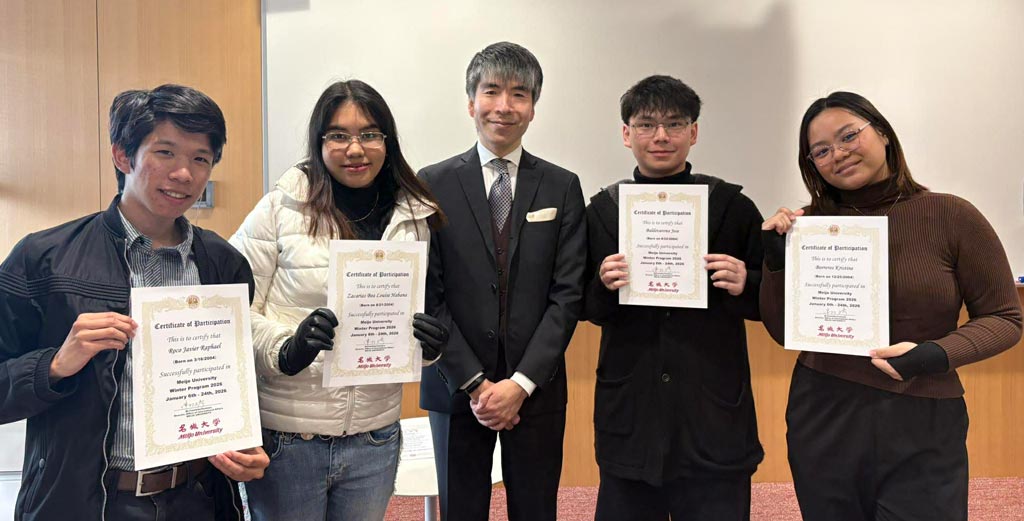 IDS Students Represent DLSU-D in Meijo University Winter Program