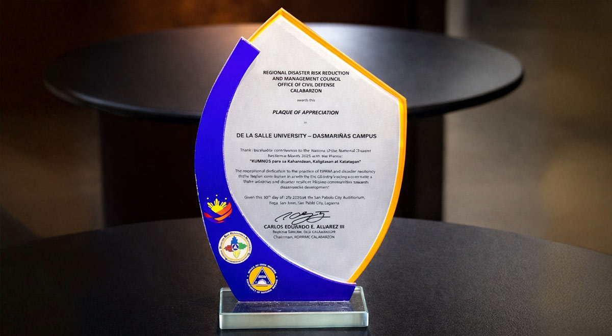 DLSU-D, recognized for NDRM contributions  