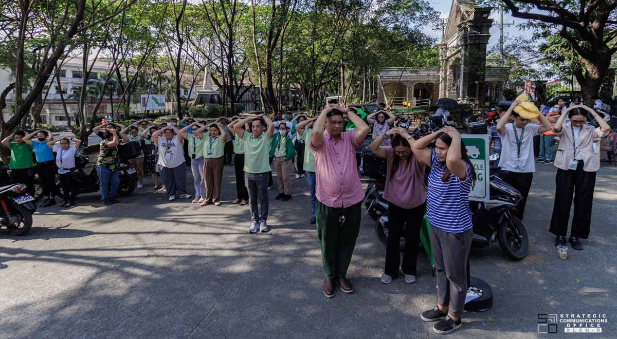 DLSU-D Joins Nationwide Simultaneous Earthquake Drill 2026