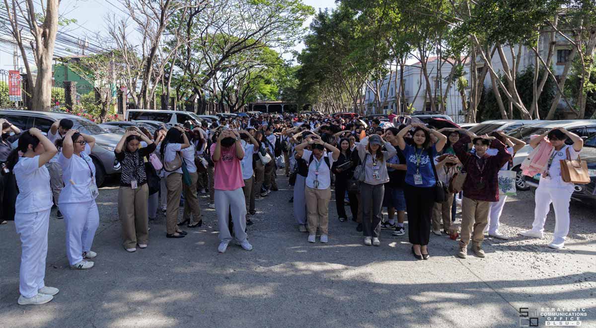 DLSU-D Joins Nationwide Simultaneous Earthquake Drill 2026