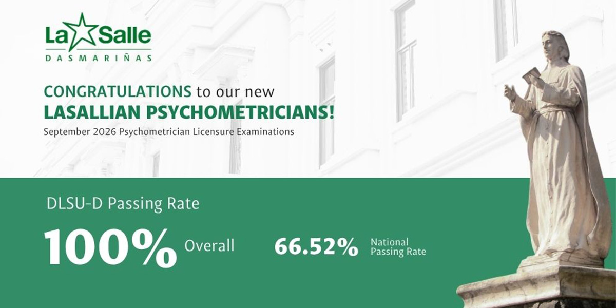 DLSU-D Celebrates New Psychologists and Eight Topnotchers in September 2026 Licensure Exams