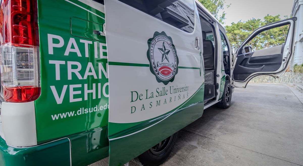 DLSU-D Receives Patient Transportation Vehicle Donation</strong>