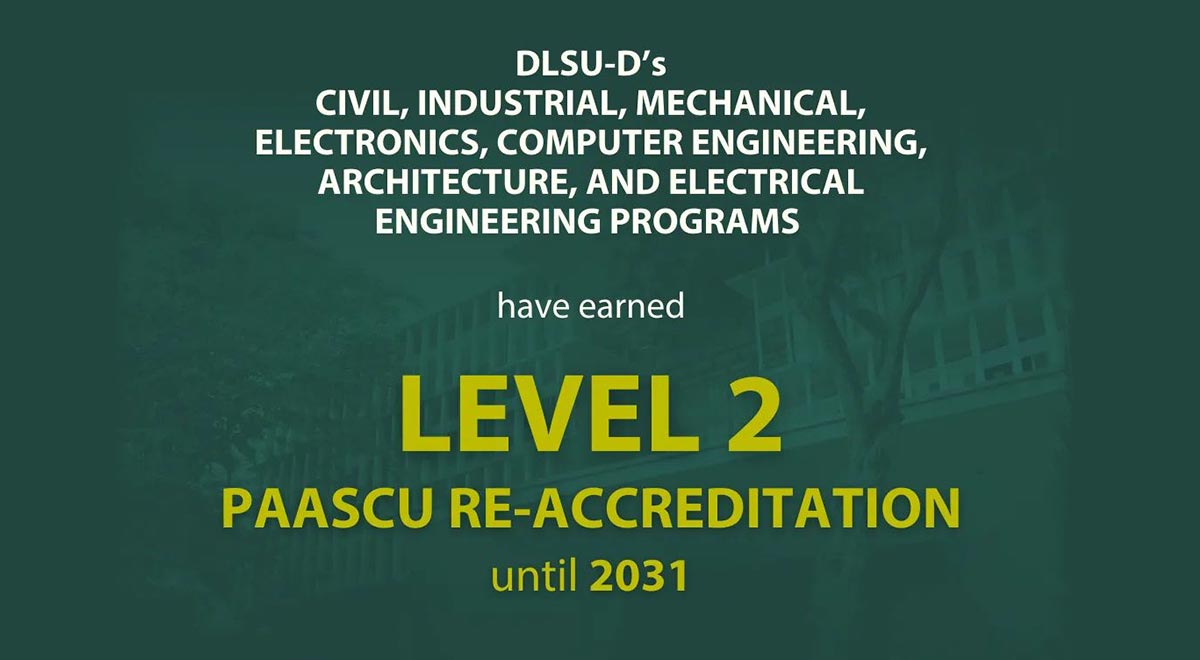 DLSU-D Programs Receive Reaccreditation from PAASCU 