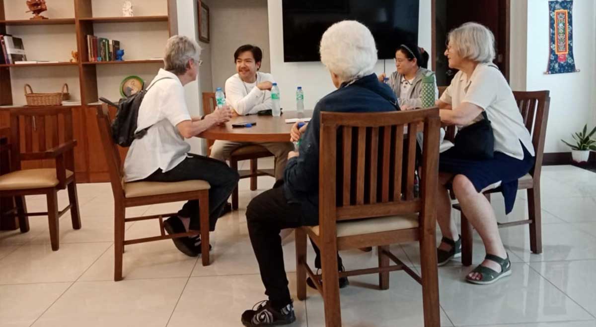 Sisters of Social Service Leadership Visits DLSU-D