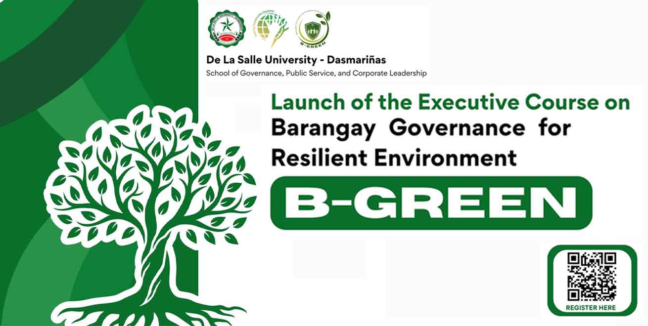 DLSU-D to Launch B-GREEN Course with Sen. Loren Legarda