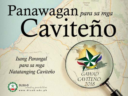 Call for Nominations for Gawad Caviteño 2019