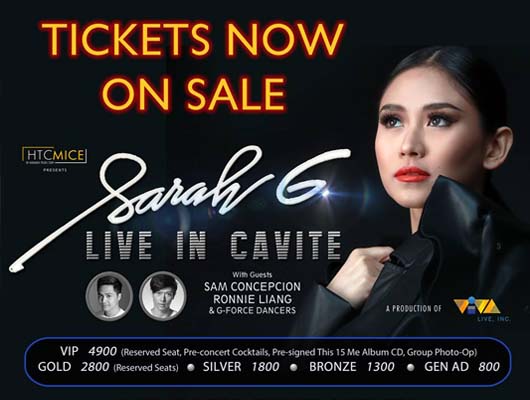 Sarah G. Live in Cavite