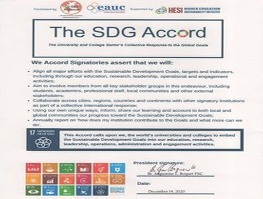 DLSU-D formally signs SDG accord 