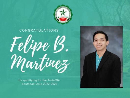 DLSU-D faculty qualifies for TrainIQA