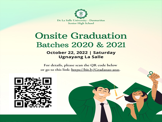 SHS onsite graduation for Batch 2020, 2021