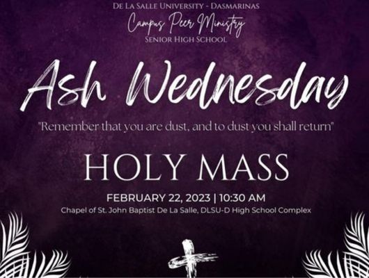 Ash Wednesday Mass Schedule