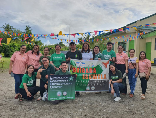 DLSU-D Joins Brigada Eskwela 2025 in Leyte