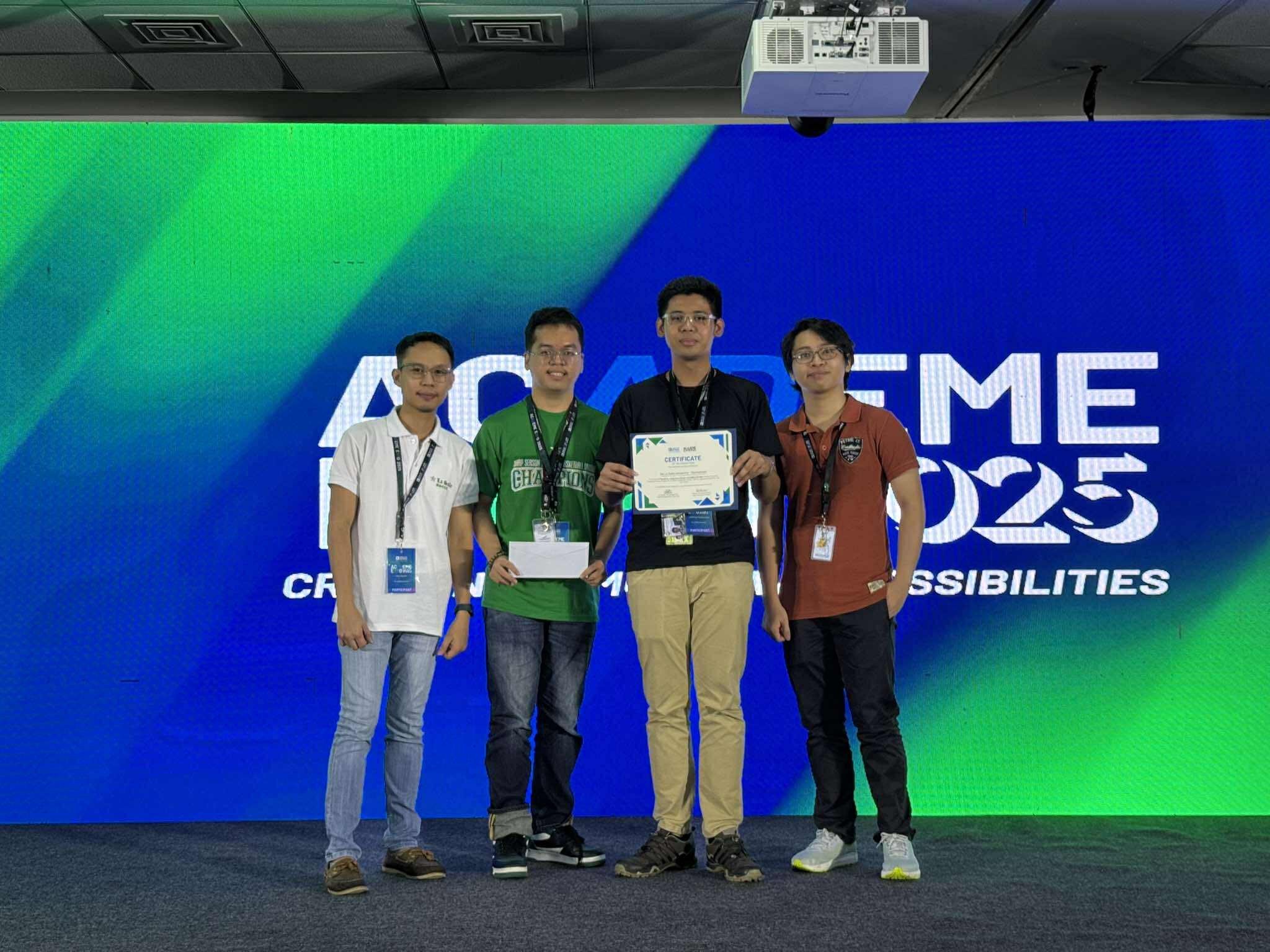 Eng’g Students Clinch 2nd Runner-up at Academe Expo