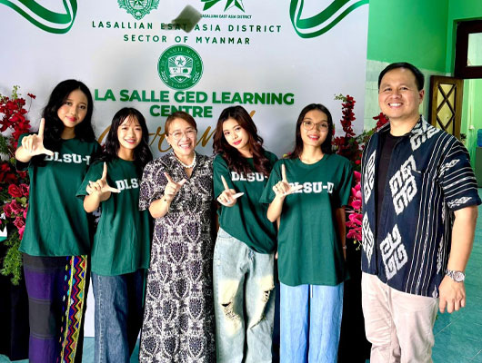 DLSU-D, DLSA Myanmar Inaugurate GED Learning Center