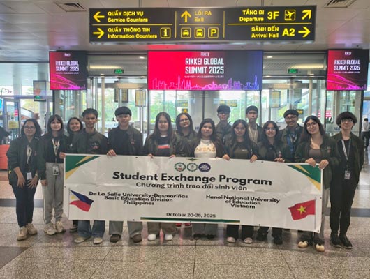 DLSU-D High School Students Join Exchange Program in Vietnam