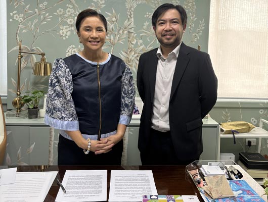 Leni Robredo Continues as DLSU-D BOT Member