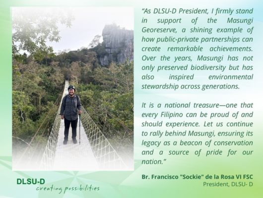 Br. Pres Supports Masungi Georeserve