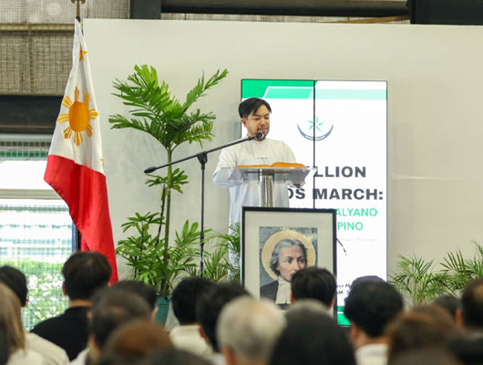 Br. President Leads Homily on Integrity at Trillion Peso March Mass