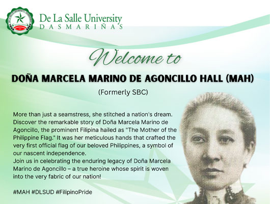 DLSU-D Renames Buildings to Honor Historic Filipinas