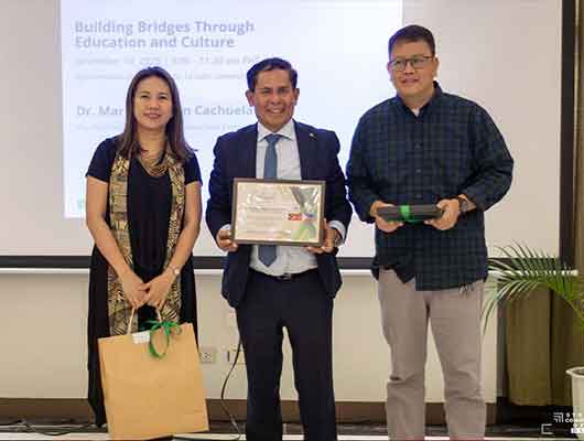 DLSU-D Deepens Ties with Timor-Leste Ambassador's Lecture