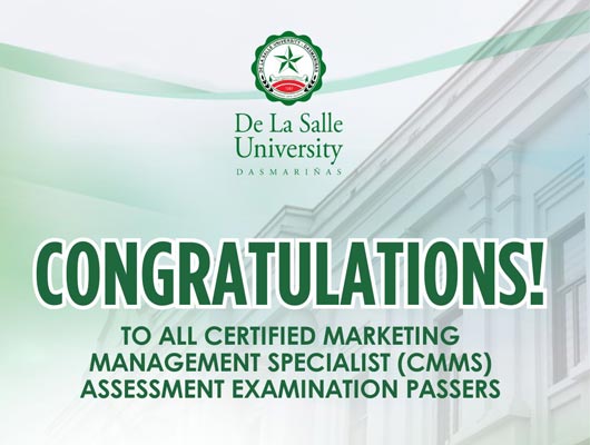 DLSU-D Congratulates CPACE–CMMS Passers