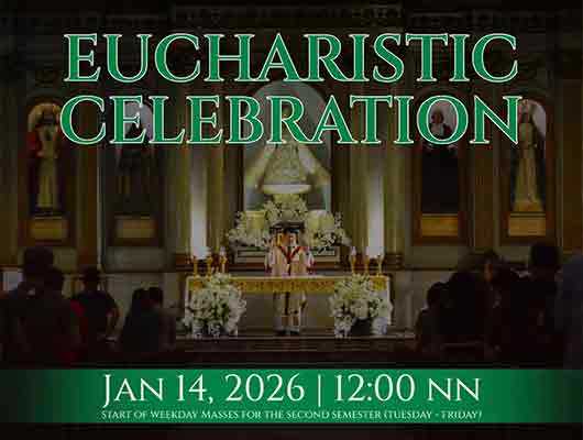 Weekday Masses this Second Semester