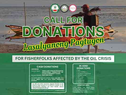 DLSU-D, Caritas Imus Launch Donation Drive for Cavite Fisherfolk