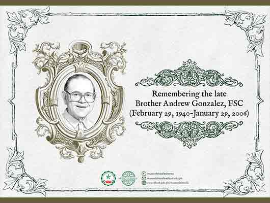 Honoring Brother Andrew Gonzalez, FSC’s 20th Anniversary of Passing