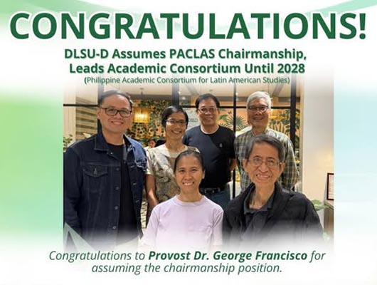 DLSU-D Elected as Chair of PACLAS Until 2028