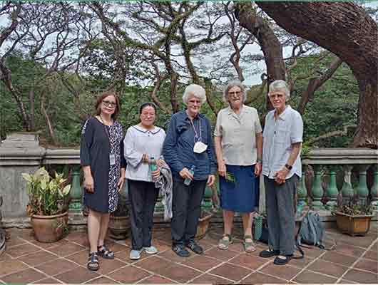 Sisters of Social Service Leadership Visits DLSU-D