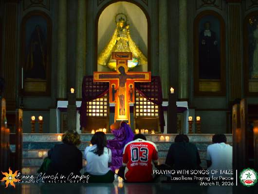Lasallians Pray for Peace with Taizé  
