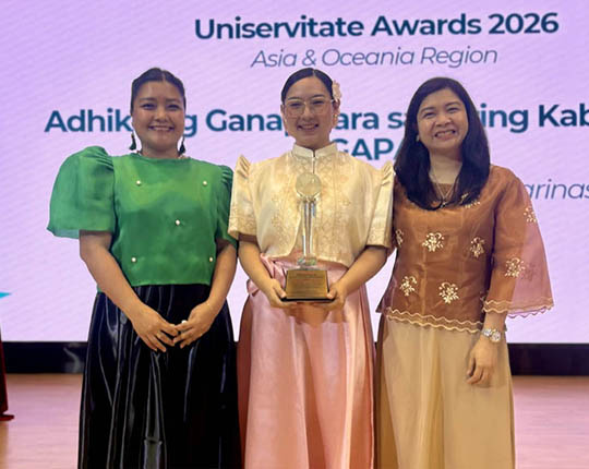 AGAPAY Tops Uniservitate Asia and Oceania Awards