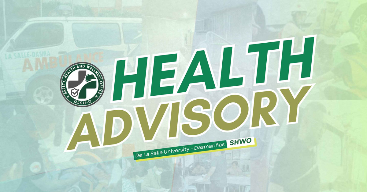 SHWO Health Advisory