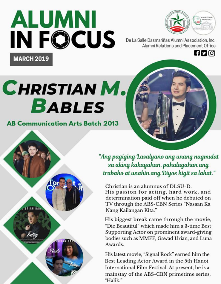 Alumni in Focus