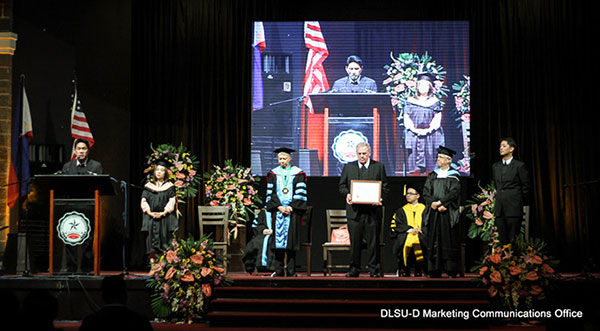 University Academic Convocation Conferment of the Degree Doctor of Humanities (Honoris Causa) Upon Br. James Gaffney FSC
