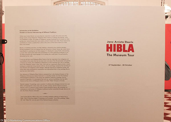 Jane Ebarle's Hibla, The Museum Tour exhibit