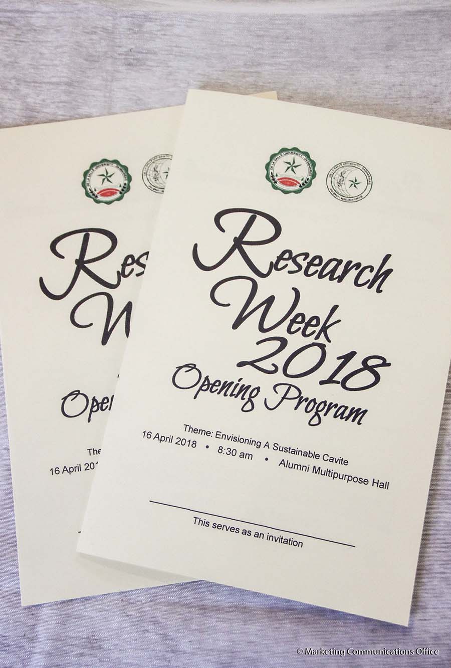 Research Week 2018 - Opening Program