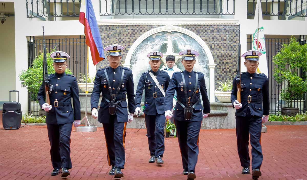 Flag Raising at the Courtyard